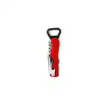 Снимка на Класическа комбинирана отварачка с ножче с цвят Червен