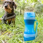 Снимка 1 на Бутилка с резервоар за вода и храна за кучета
