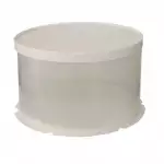 Снимка на Кръгла кутия за пренасяне и съхранение на торти, 30 см с цвят Бял