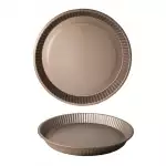 Снимка на Плитка кръгла форма за тарт и пай - ф29см с цвят Кафяв