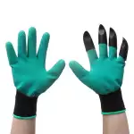 Снимка 7 на Градинарски ръкавици с пръсти от латекс и полиестер