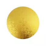 Снимка на Кръгла подложка за торта за еднократна употреба 35см с цвят Златен