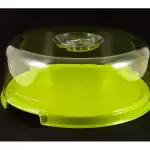 Снимка на Пластмасова кутия за сладкиши и торти с цвят Светло зелен