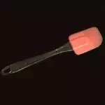 Снимка на Силиконова лопатка (шпатула) за заглаждане с цвят Розов