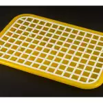 Пластмасова табла за сушене на чаши - жълт