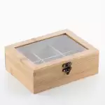 Снимка 4 на Кутия за чай от бамбук с 6 отделения за съхранение