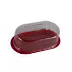 Снимка на Пластмасова кутия за масло с капак - 18.5 см с цвят Червен
