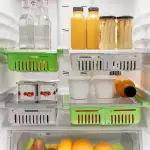 Снимка 2 на Комплект от 2 регулируеми органайзера за хладилник