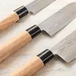 Снимка 2 на Комплект от 3 японски ножа с калъф за носене