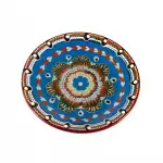 Снимка на Керамична чиния, средна, 18см с цвят Син