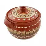 Снимка 2 на Традиционен глинен гювеч троянска шарка - 3л