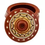 Снимка 1 на Традиционен глинен гювеч троянска шарка - 3л