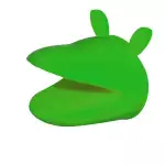 Снимка на Силиконова ръкохватка Хипо с цвят Зелен