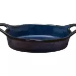 Снимка на Овална керамична тава за печене - 27см с цвят Тъмно син