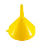 Снимка на Голяма пластмасова фуния, цветна с цвят Жълт