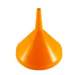 Снимка на Голяма пластмасова фуния, цветна с цвят Оранжев