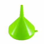 Снимка на Голяма пластмасова фуния, цветна с цвят Светло зелен