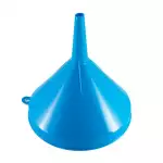 Снимка на Голяма пластмасова фуния, цветна с цвят Син