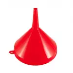 Снимка на Голяма пластмасова фуния, цветна с цвят Червен