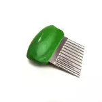 Снимка на Къдрав нож за зеленчуци и сирена с цвят Зелен