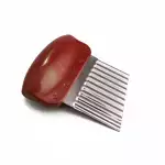 Снимка на Къдрав нож за зеленчуци и сирена с цвят Червен
