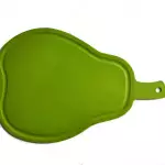 Снимка на Пластмасова дъска за рязане - круша с цвят Зелен