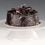 Снимка на Въртяща се поставка за торта и сладкиши - 30 см с цвят Прозрачен