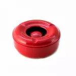 Снимка на Ветроустойчив червен пепелник от меламин с цвят Червен