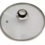 Снимка 2 на Стъклен капак за тенджера с бакелитна дръжка - 30 см