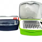 Снимка на Кухненско ренде с помощна кутия с цвят Светло зелен