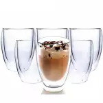 Снимка 4 на Голяма двустенна термо чаша за кафе и алкохол - 350 мл
