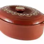 Снимка на Керамичен гювеч-елипса - 5 литра с цвят Кафяв