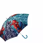 Детски полуавтоматичен чадър на Спайдърмен, 70 см